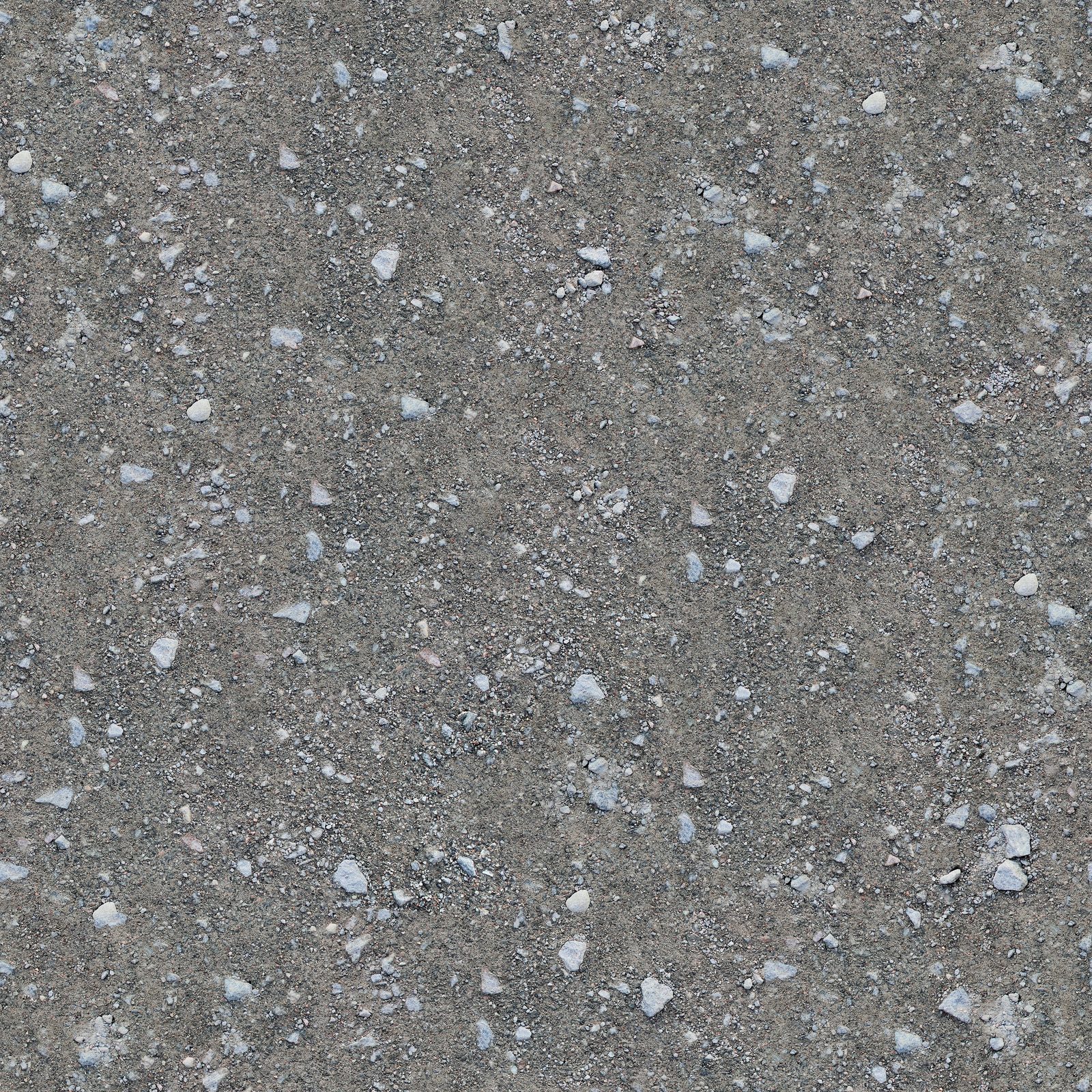 Silver grey resin bound aggregate surface close up